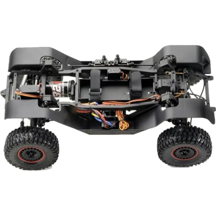 Absima CR4.4 Wolf Brushed 1:10 RC Modellauto Elektro Crawler Allradantrieb (4WD) RTR 2,4 GHz, innovative Tank Turn Funktion, schwarz – Bild 4