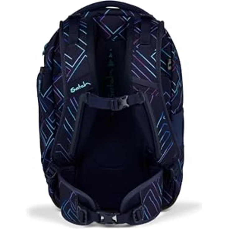 Satch Schulrucksack Match, Polyester, größenverstellbar mit Innenfächern und reflektierenden Streifen – Bild 5