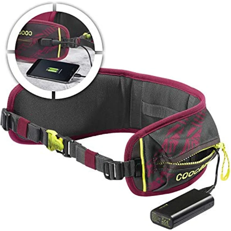 Coocazoo Hüftgurt mit Power Pack berry – Bild 2