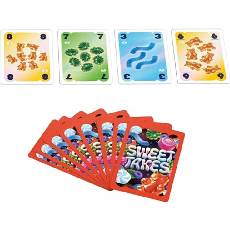 Hasbro Gaming Sweet Takes Kartenspiel - Strategisches Partyspiel für 2 bis 5 Spieler, bunte Karten für Kinder ab 8 Jahren – Bild 3