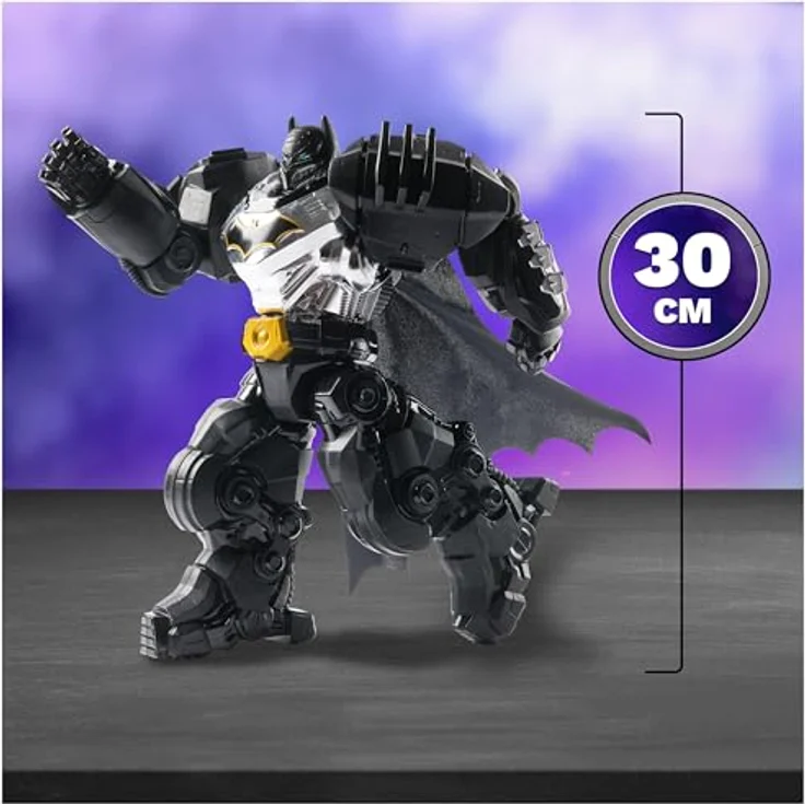 Batman Metal Force Hero, Actionfigur 30 cm mit beweglichen Gelenken und detailreichem Design – Bild 2
