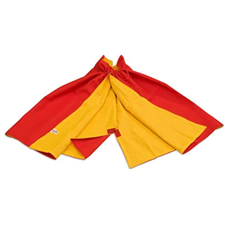 Betzold St. Martins-Mantel, teilbar, 100% Baumwolle, waschbar, Rot-Gelb, für Kinder 3-7 Jahre – Bild 4