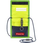 Step by Step Brustbeutel mit Fensterfach, Kleingeldfach (1-tlg), Kinder-Brustbeutel mit All-over-Print, Hartgeldfach und Schlüsselbefestigung