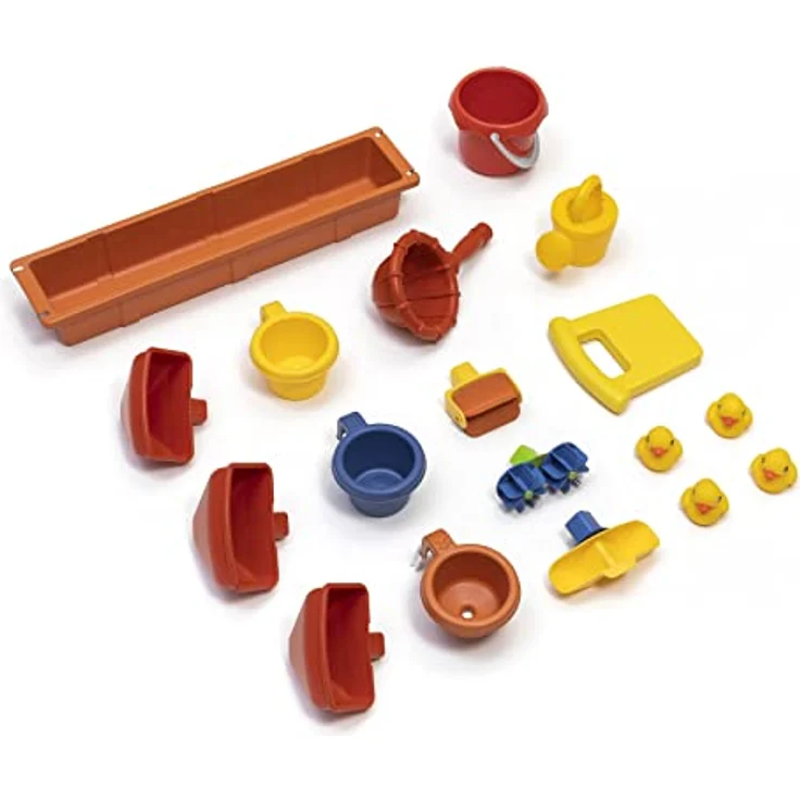 Step2 Pump & Splash Shady Oasis Spielhaus mit Wasser Spielzeug | Kunststoff Patio für Kinder mit Wasserpumpe, Wasserspieltisch & Zubehör | Geeignet für Rollstühle – Bild 4