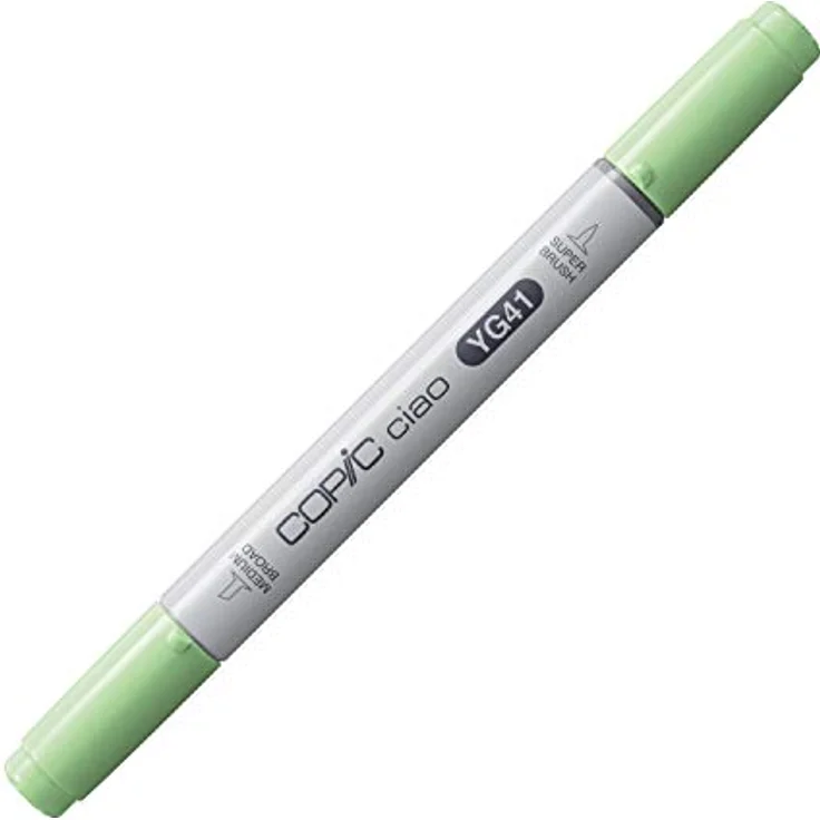 Copic Ciao Marker Typ YG - 41, Pale Cobalt Green, vielseitiger Layoutmarker mit dualem Spitzensystem und schnelltrocknender Tinte – Bild 1