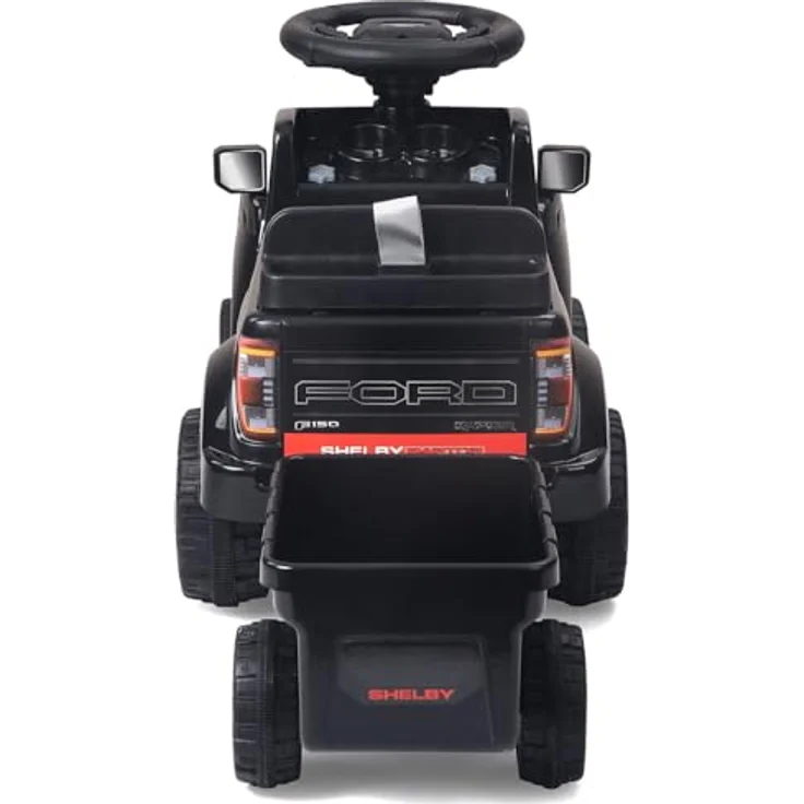 Schwarz Kitchen Rutscher Shelby Ford F-150 Raptor mit Anhänger, schwarz - Robuste Bauweise, fördert motorische Fähigkeiten, geeignet für Innen- und Außenbereich – Bild 6