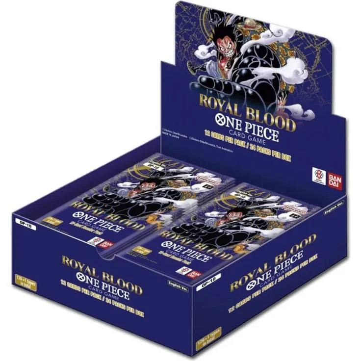 Bandai One Piece Royal Blood Booster Display OP10 EN, Sammelkarten mit neuen Farben und mächtigen Charakteren, Englischsprachig