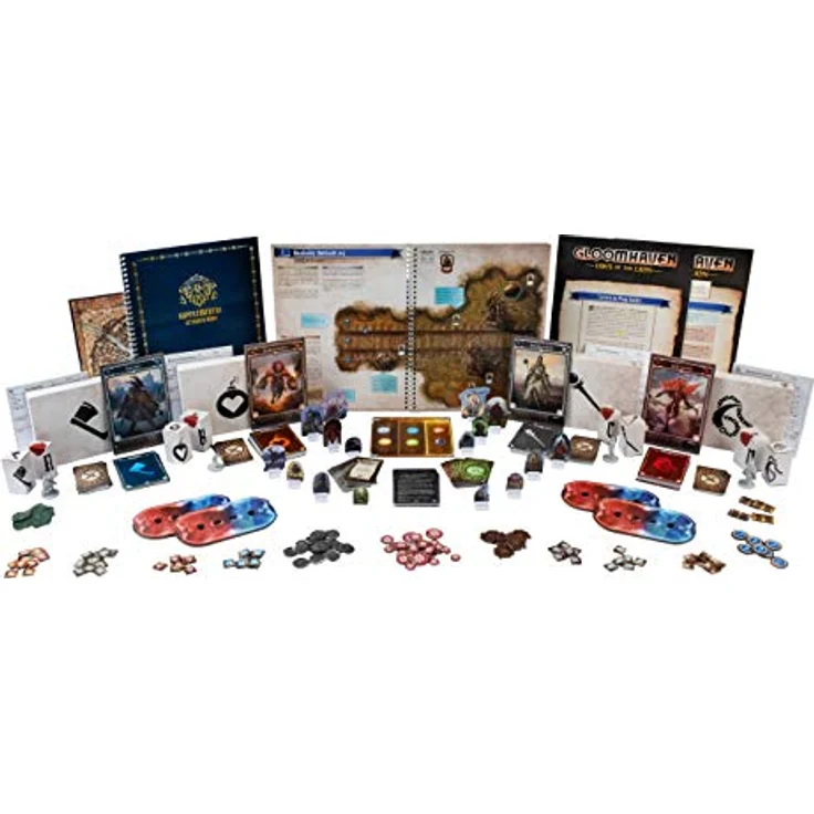 Enigma Gloomhaven: Jaws of the Lion, eigenständiges Brettspiel mit 4 Charakteren, 16 Monsterarten und vereinfachtem Regelwerk – Bild 4