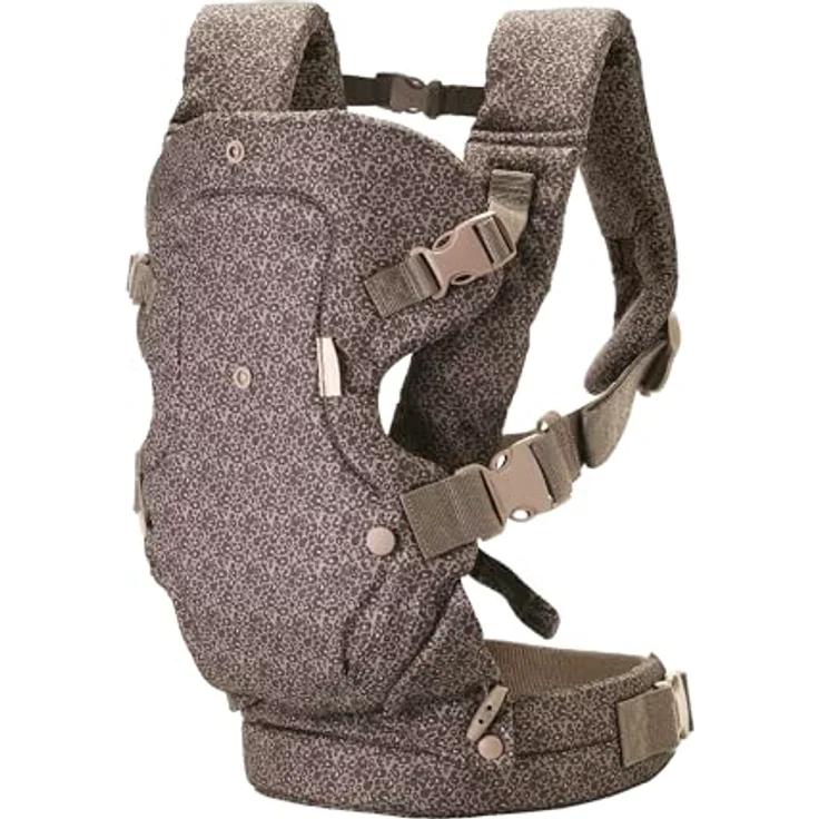 Infantino BKids Babytrage Flip Advanced - Leopard Print, 4-in-1 Bauchtrage und Rückentrage, für Babys von 3,6 bis 14,5 kg – Bild 7