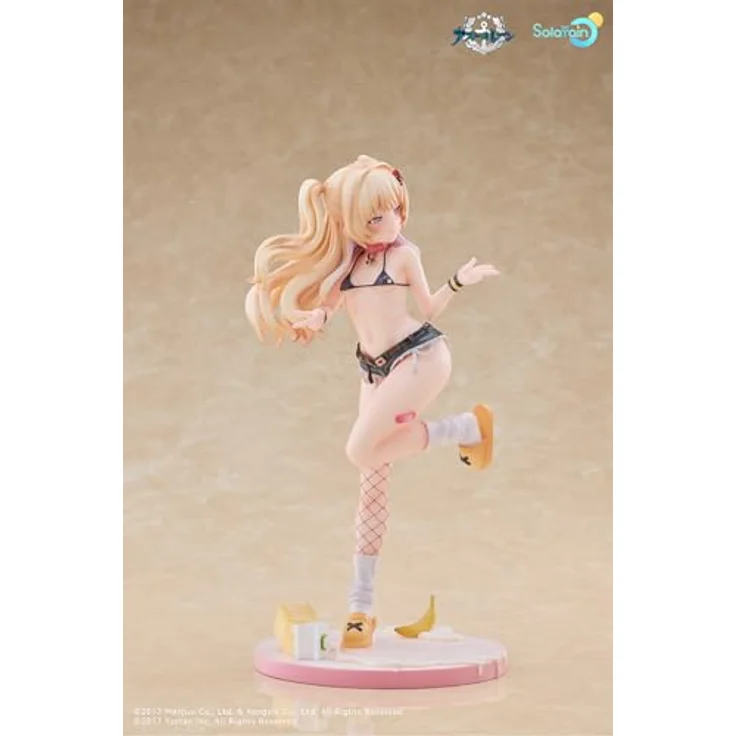 Solarain Azur Lane PVC Statue 1/7 Bache: Anniversary Illustration Ver., 27 cm, detailreiche Sammelfigur mit Base – Bild 6