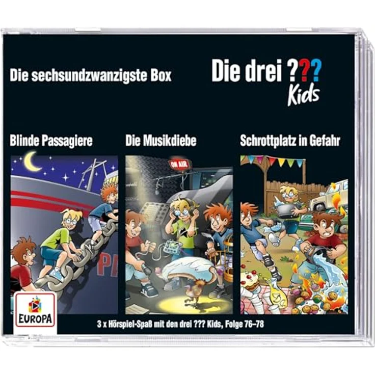 United Soft Media Hörspiel Die drei ??? Kids 3er Box - Folgen 76-78 (3 Audio-CDs) - Spannende Detektiv-Abenteuer für Kinder und Jugendliche – Bild 2