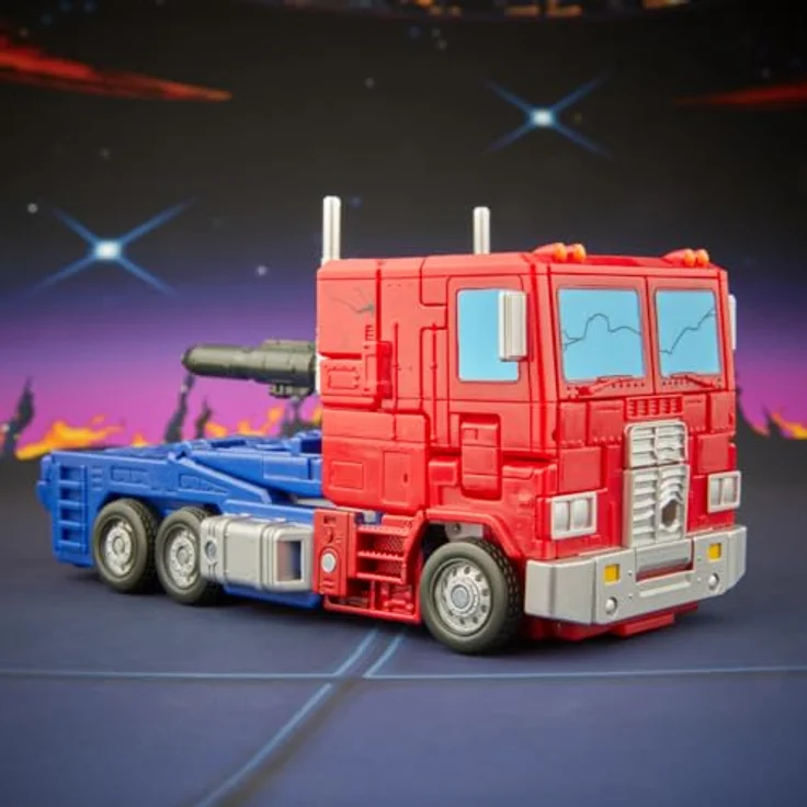 Hasbro The Transformers: The Movie Studio Series Leader Class Actionfigur MTMTE Collection, Optimus Prime, 18 cm, mit Leadership Matrix und Blaster, 40 Schritte Verwandlung – Bild 7