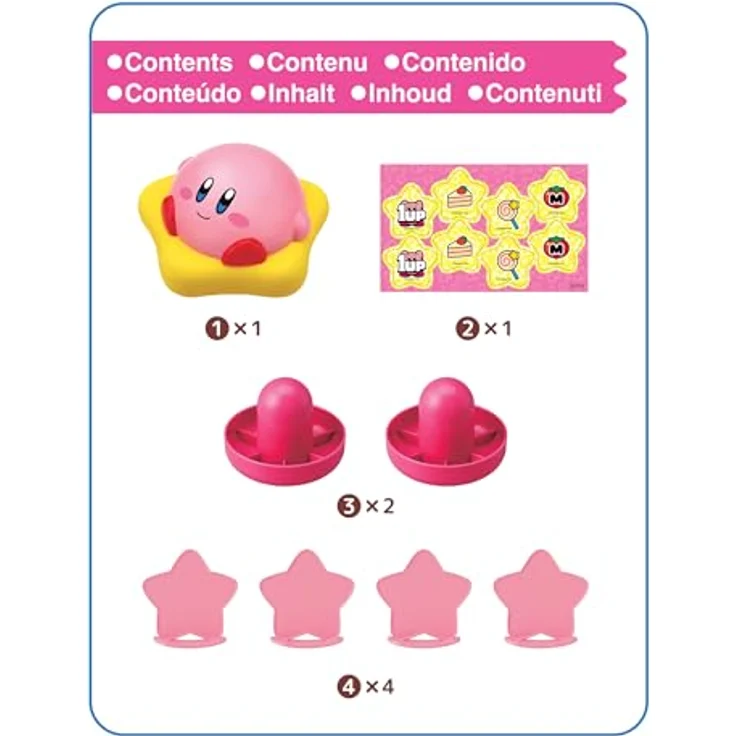 EPOCH Games 7609 Kirby Hover Spiel, Geschicklichkeitsspiel für 2-4 Spieler, Air Hockey im Kirby-Design, für Kinder ab 4 Jahren – Bild 5