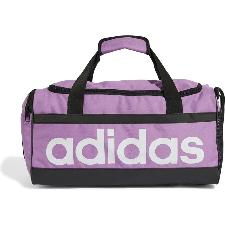 adidas Sportswear Sporttasche LINEAR DUFFEL S BLACK, mit separates Schuhfach und Recycling-Anteil von mindestens 40 %