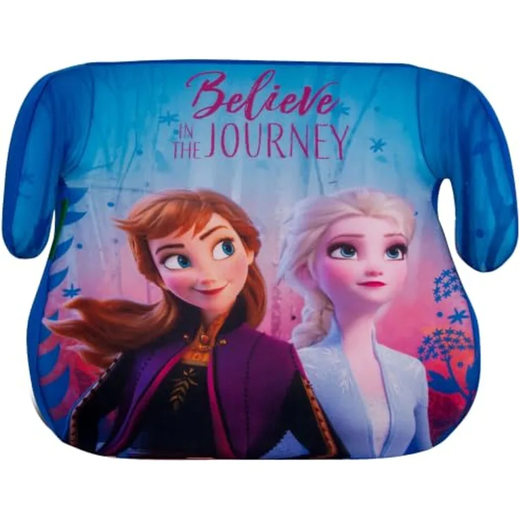 Sarcia.eu Kindersitzerhöhung Disney Die Eiskönigin, Sitzerhöhung fürs Auto für Kinder, 22-36 kg, 125-150 cm, ergonomisches Design mit abnehmbarem Bezug