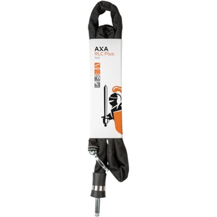 Axa Einsteckkette RLC+ 140/5,5 schwarz 140 cm 5,5 mm Kettenstärke – Bild 3