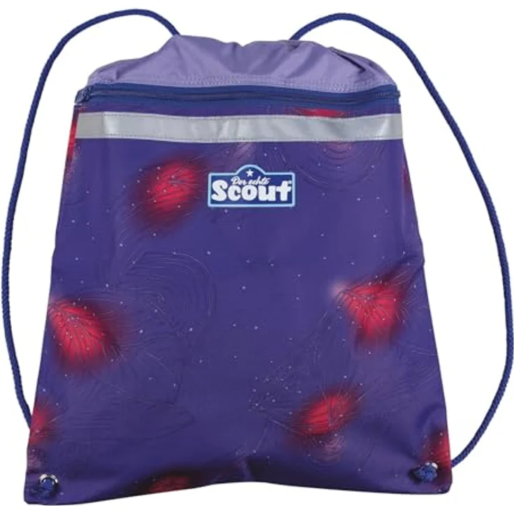 Scout Genius DIN Summer, Schulranzen mit höhenverstellbaren Schultergurten, 19 Liter Volumen, stabiler Bodenplatte und Magnetschloss – Bild 6