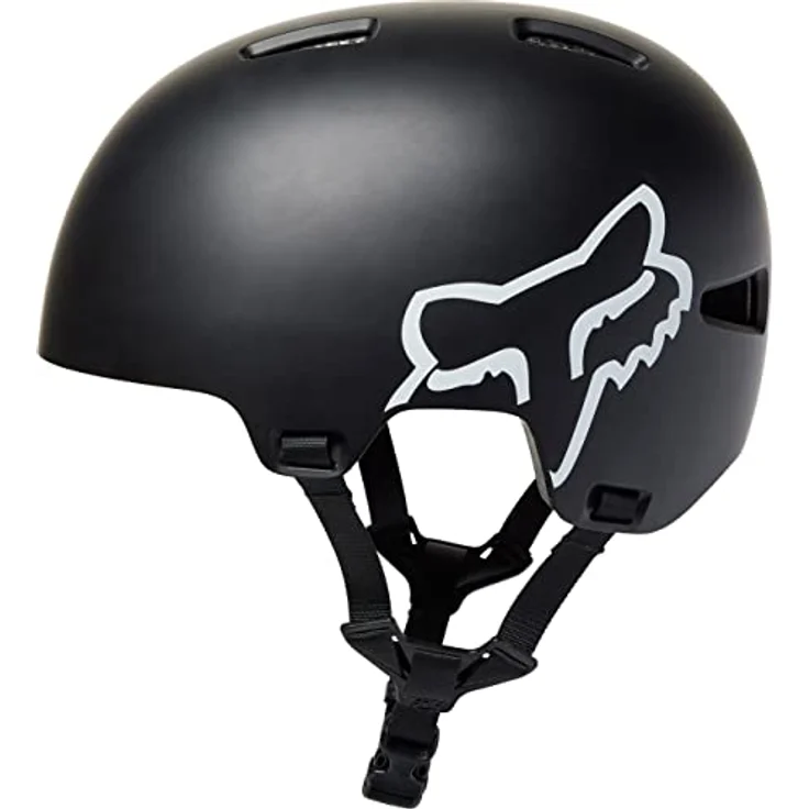 Fox Jungen JUNIOR Youth Flight Helmet, Ce Black, 001-black, Einheitsgröße - Fox Junior Youth Flight Helm mit hoher Schutzwirkung in Schwarz – Bild 3