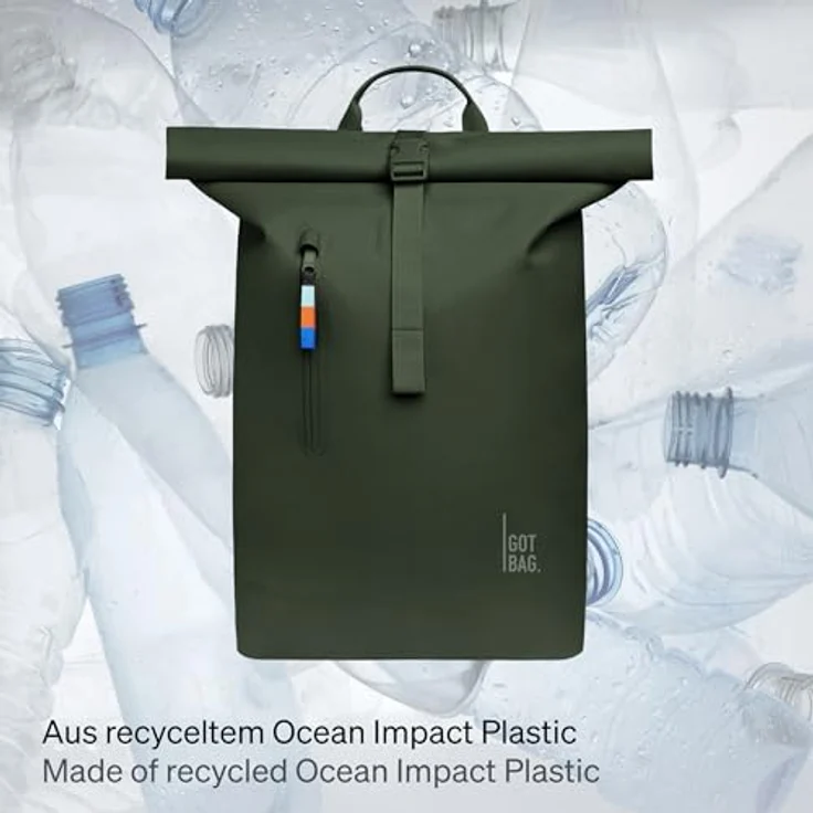 Got Bag Trekkingrucksack ROLLTOP LITE 2.0, 26 Liter flexibler Stauraum, wasserdicht, mit herausnehmbarer 15'' Laptophülle, kompakte Bauweise – Bild 2