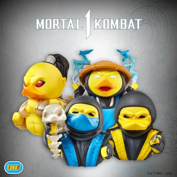 TUBBZ Mortal Kombat Goro Figur, 1st Edition Sammelfigur in Gelb, 9cm hoch, detailreiche PVC-Ausführung – Bild 6