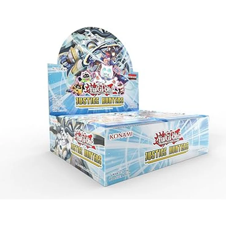 Konami Yu-Gi-Oh! TRADING CARD GAME Justice Hunters Display 1. Auflage, 60 Sammelkarten mit Ultra Rares und Collector’s Rares, Fusions- und Xyz-Themen – Bild 1