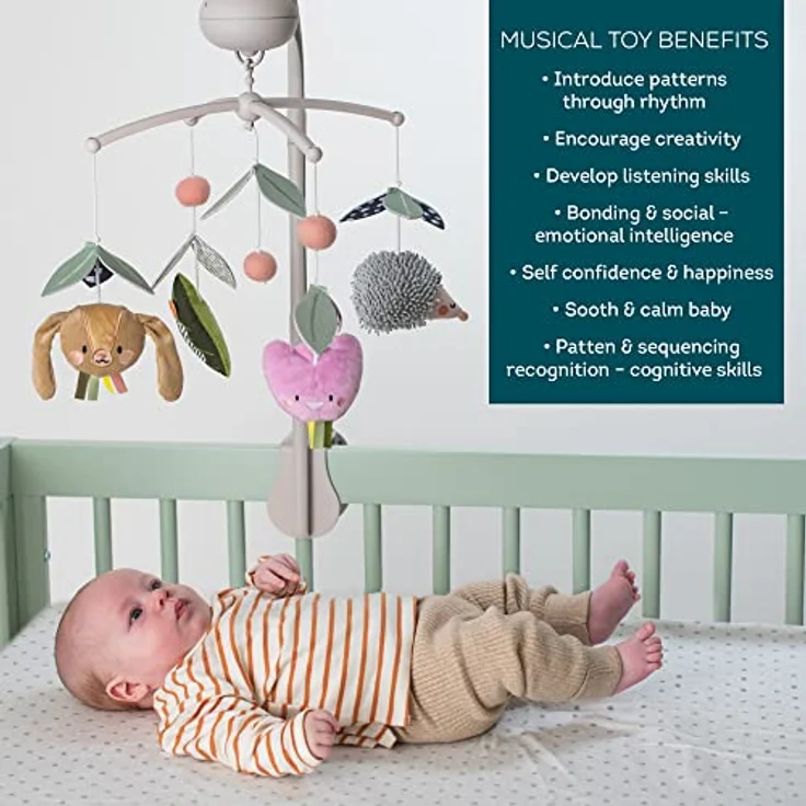 Taf Toys, Babymobile, 13055 Urban Garden Musical Mobile For 0+ Months – Bild 3