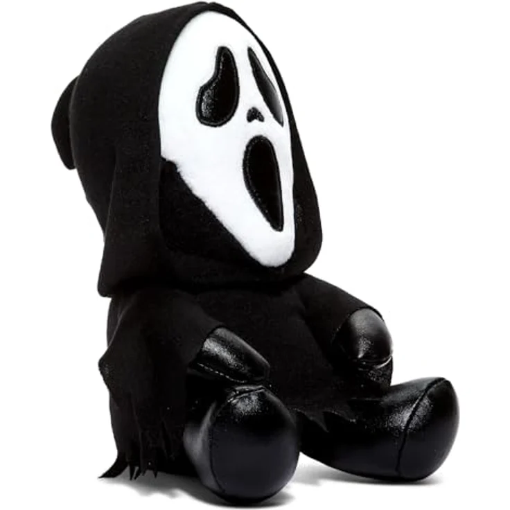 Kidrobot Ghostface Scream Plüsch, 20 cm, maskierter Killer mit weich glänzenden Effekten und aufgenähten Augen – Bild 6
