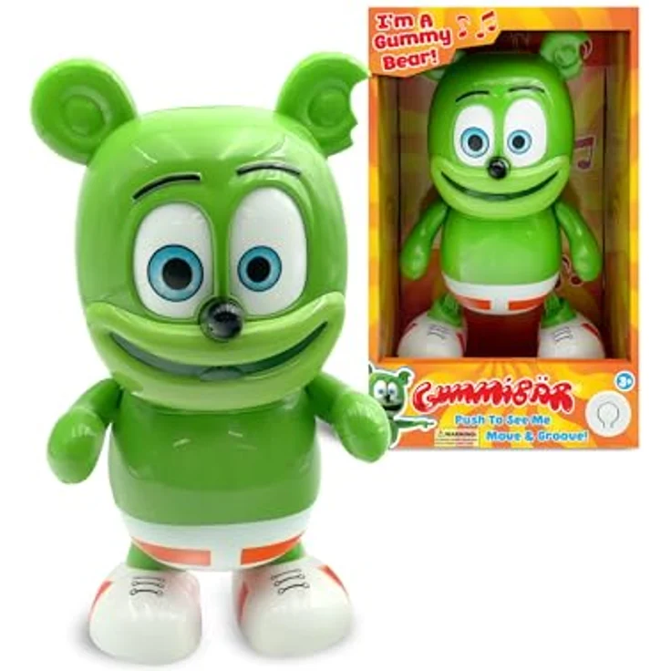 Famosa Gummy Bear - Dancing Robo Gummy Bear, Spielzeugfigur 22,5 cm, singt und tanzt zum klassischen Lied, ideal für Kinder ab 5 Jahren (GUY01000) – Bild 1