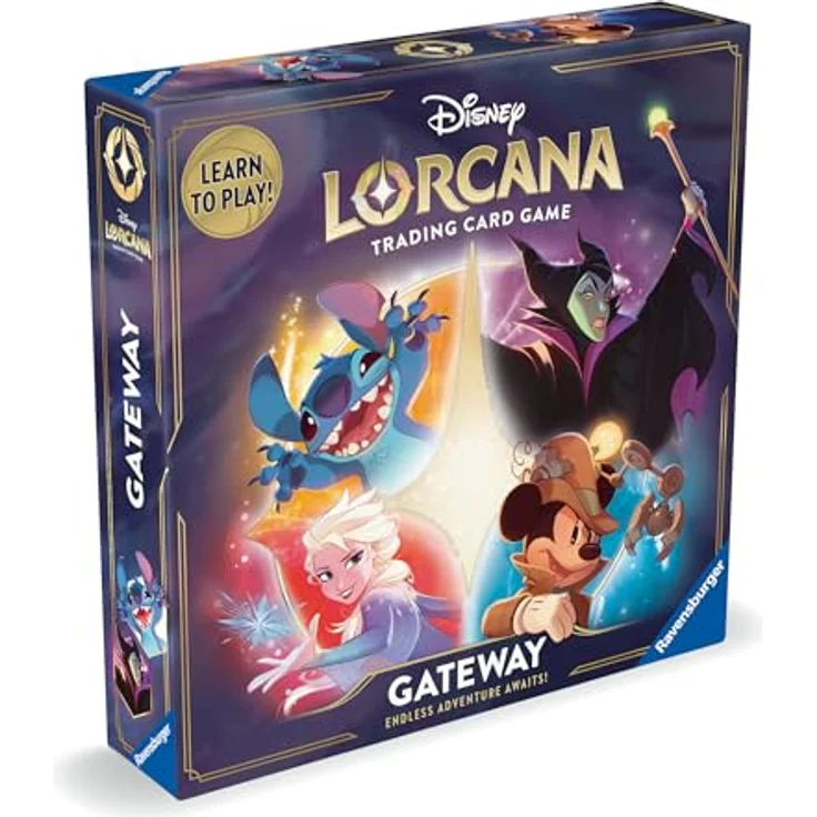 Ravensburger Disney Lorcana Trading Card Game - Gateway (Englisch) - Lorcana Einstieg, 11098399, Sammelkarten mit speziellen Disney Charakteren – Bild 3