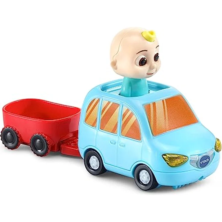 VTech Tut Tut Baby Flitzer - CoComelon JJs Spielhaus Schienenset – Interaktives Spielset mit JJs Familienauto, Codys Katze und Hund Bingo – Für Kinder von 1,5-5 Jahren – Bild 3