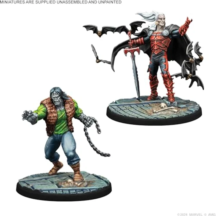 Atomic Mass Games AMGD2130 - Marvel: Crisis Protocol - Monsters Unleashed Character Pack, Erweiterung mit Dracula, Werewolf by Night, Lebender Mumie und Frankensteins Monster, für 2 Spieler ab 14 Jahren – Bild 3
