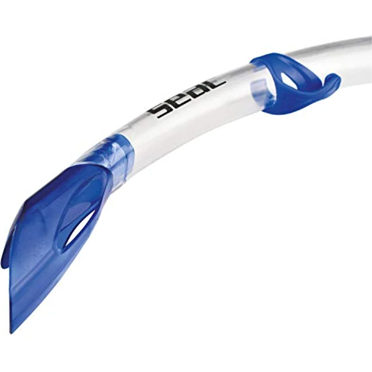 Seac Unisex – Erwachsene Set Giglio Valve Schnorchelset mit Maske und Schnorchel mit Wasserausblasventil, blau, standard – Bild 4