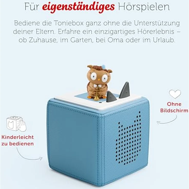 tonies Hörspielfigur Die Eule mit der Beule - Das 2. Liederalbum, Kinder Musikbox mit bekannten und neuen Songs – Bild 2