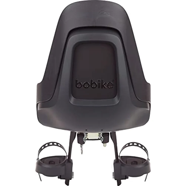 BOBIKE 8012000017 - Fahrradkindervorder- und Rücksitz ONE ECO Mini für Fahrräder mit 26” bis 29” Rädern geeignet für Kindermit Verankerung im Steuerrohrin Farbe Schwarz – Bild 2