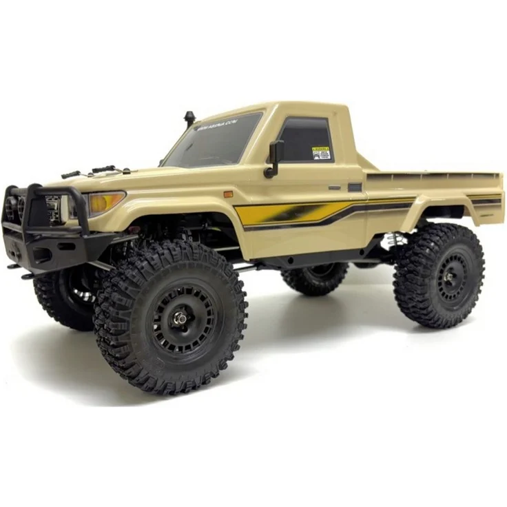 Absima 1:10 EP Crawler CR4.4eco "HILUX", RTR Modellauto mit 2-Gang Getriebe, wasserdichtem Antrieb und Metallportalachsen