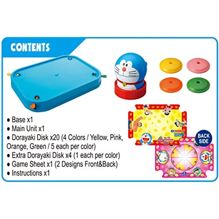 EPOCH GAMES Glutton Doraemon, Geschicklichkeitsspiel für 1-4 Spieler, 5 Spielmodi, ab 3 Jahren – Bild 3