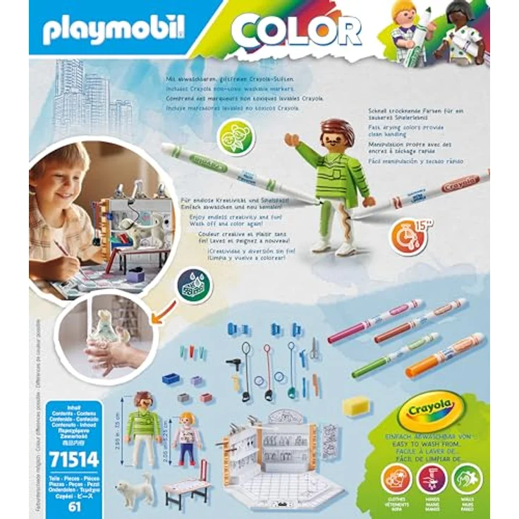 Playmobil® Hundesalon (71514), Color Konstruktions-Spielset, (61 St), Made in Europe – Bild 5
