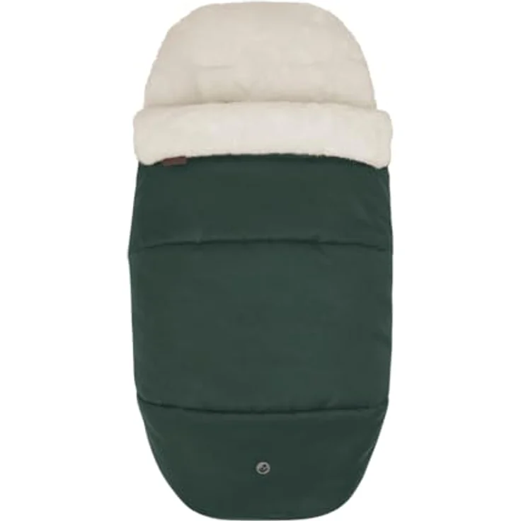 Maxi-Cosi 2in1 Fußsack für Kinderwagen & Buggys, kuscheliges Teddy-Fleece, wasserabweisend, Twillic Green – Bild 1