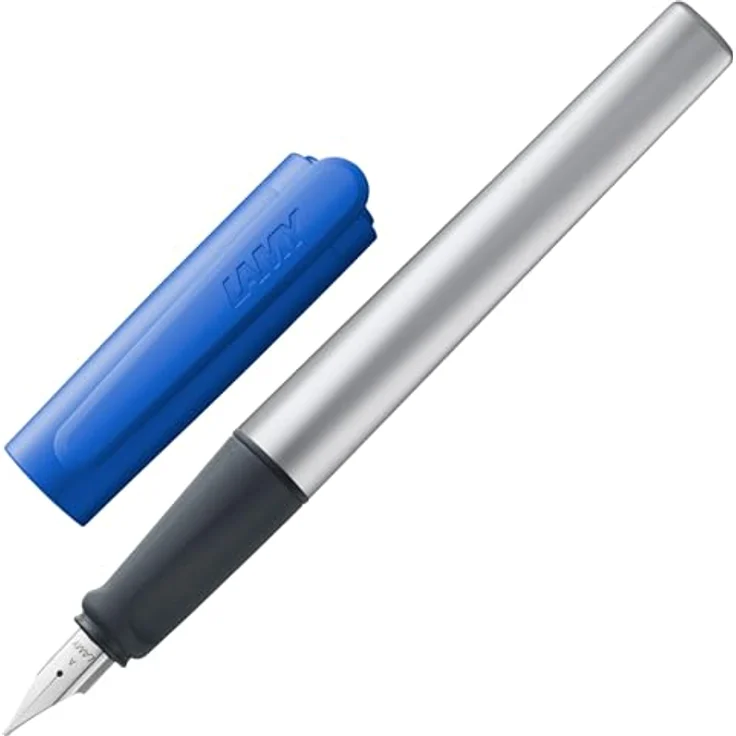 LAMY Füller nexx 087 BLAU Stärke A, ergonomisch und leicht mit polierter Edelstahlfeder – Bild 2