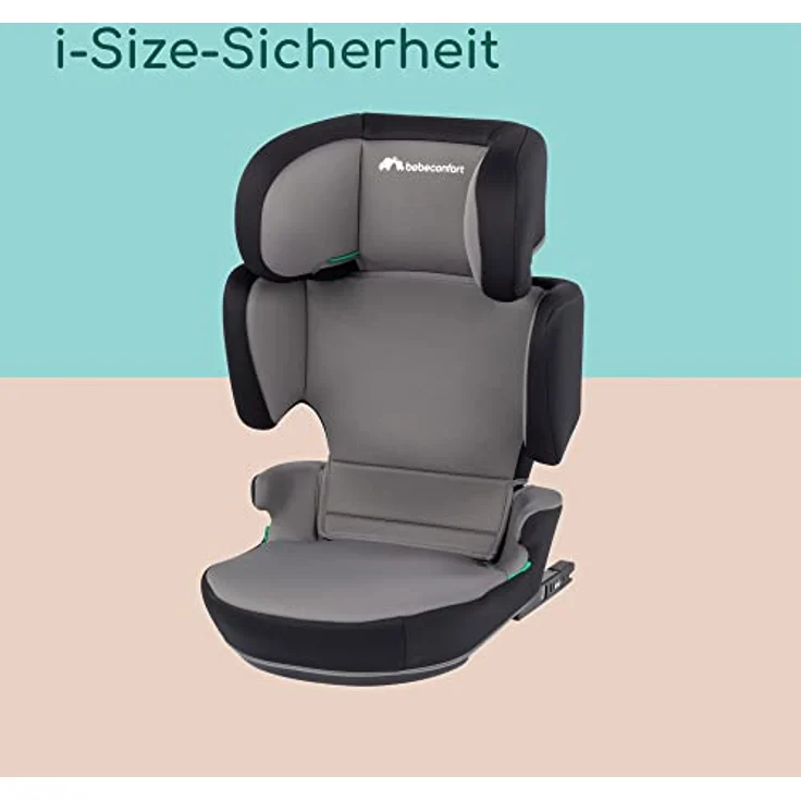 Bebeconfort Road Fix i-Size Sitzerhöhung, ISOFIX-Kindersitz, i-Size-Kindersitz, ab 3,5 Jahre bis zu 12 Jahren, 15-36 kg, 100-150 cm, Grey Mist – Bild 8