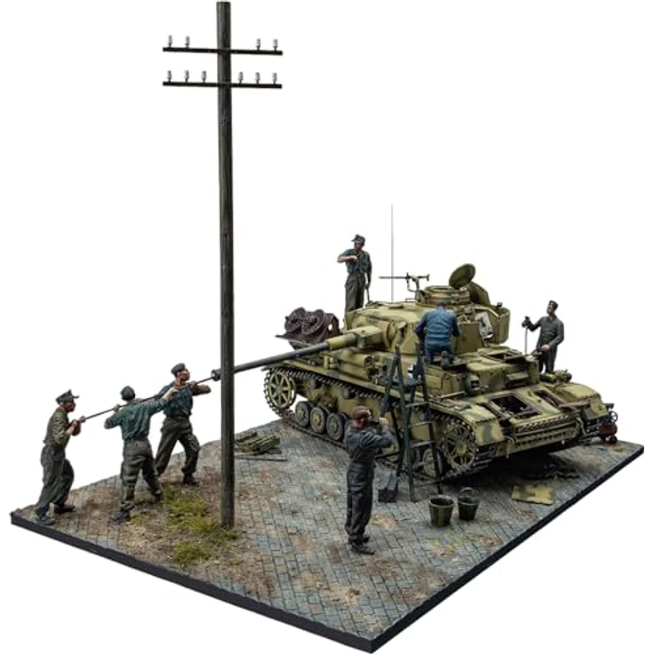 Mini Art MA36062 1/35 Kurusuk 1943 Nr. IV Panzer Reparatur Set mit 7 Figuren und Diorama Zubehör – Bild 1