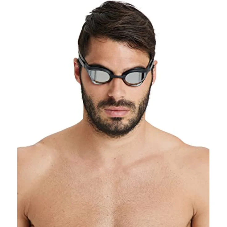 ARENA Herren Cobra CORE Swipe Mirror Schwimmbrille, Silver, Einheitsgröße – Bild 5
