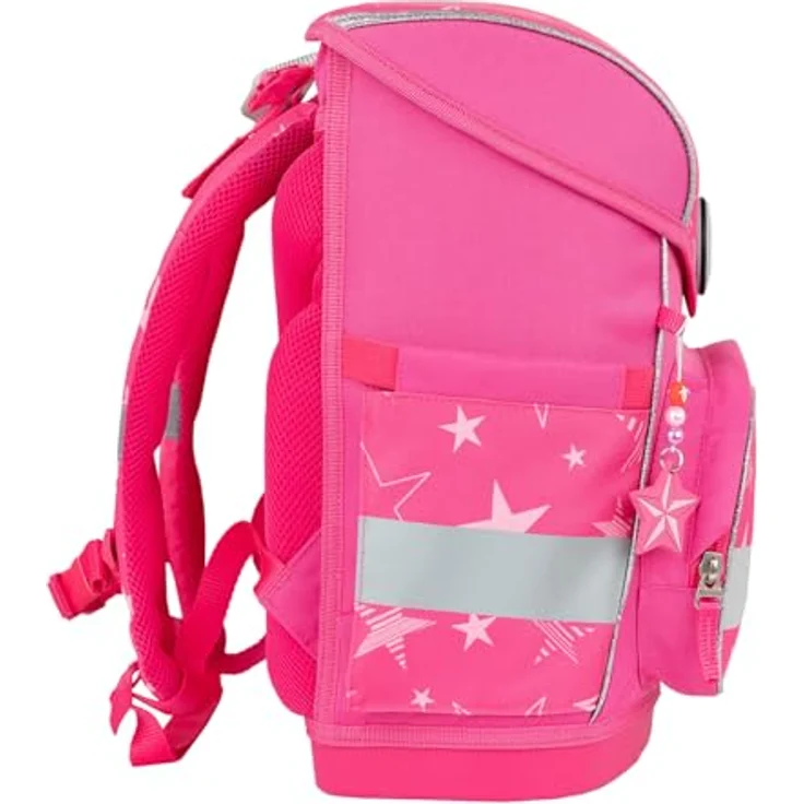 Belmil Compact Schulranzen Set, ergonomisch mit Brustgurt, Magnetverschluss und reflektierenden Elementen, 5-tlg. – Bild 7