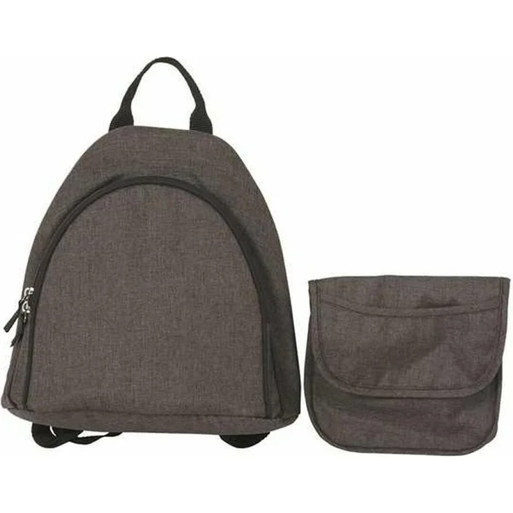 Bi-Oil Kinderwagen-Tasche Nova Set, grau, geräumiges Design mit Handtaschenfunktion für optimalen Stauraum