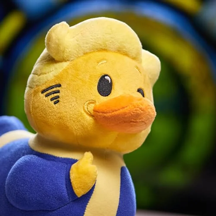 TUBBZ Fallout Vault Boy Cosplay-Gummiente, weiches Plüsch-Sammelspielzeug in Mini-Badewanne, 5 cm – Bild 5