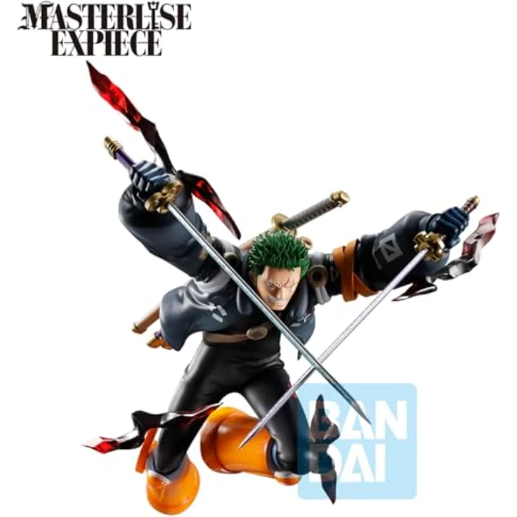 Bandai Spirits Roronoa Zoro Ichibansho Masterlise Expiece, Sammelfigur in Burst of Energy Pose, 5,9 cm – Bild 2