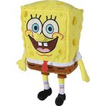 Simba 109491000 - Spongebob Schwammkopf Plüsch 35cm, Plüschfigur mit recyceltem Füllmaterial, ab den ersten Lebensmonaten