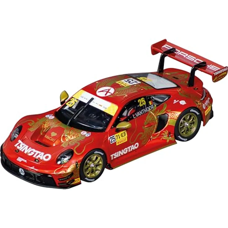 Carrera Porsche 911 GT3 R 'Absolute Racing, No.25' Macao, Modellfahrzeug 1:32 mit Digitalsteuerung und funktionierender Beleuchtung – Bild 3
