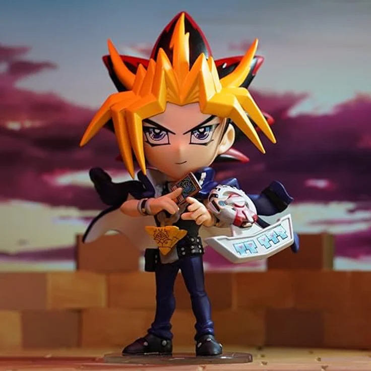 Youtooz - Yu Gi Oh Yami Yugi - Figur, Gelb - 12,2 cm Höhe, Dark Magician-Karte, Millennium Puzzle – Bild 2