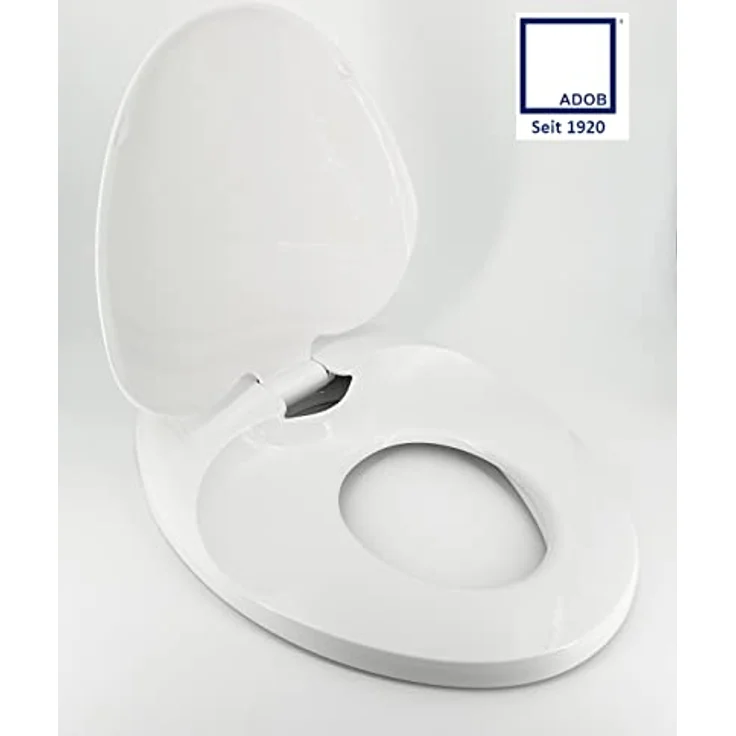 ADOB Kinder-WC-Sitz Family, mit Absenkautomatik, universelle Passform, bruchsicherer Kunststoff, einfache Montage – Bild 2
